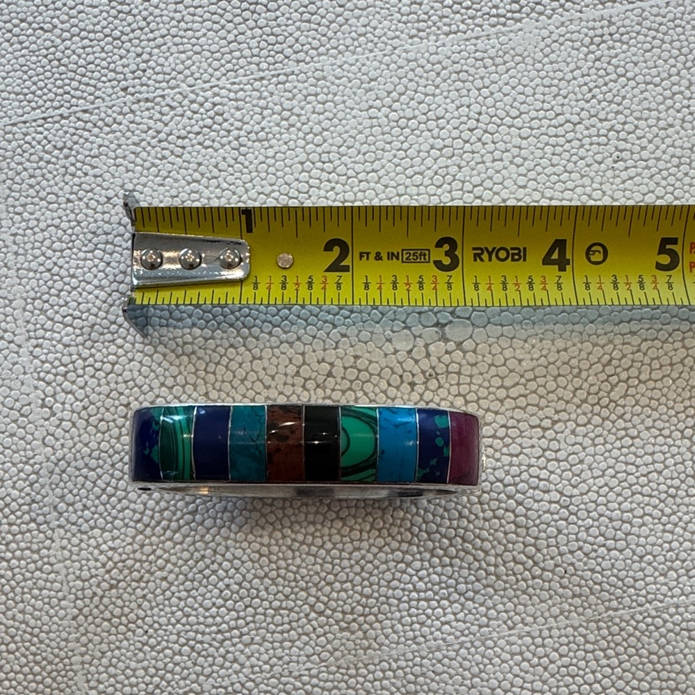 Colorful Stone Inlay Bracelet
